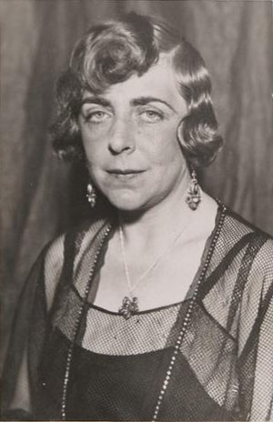 Portret van Vicki Baum deur Max Fenichel, ongeveer 1930.
